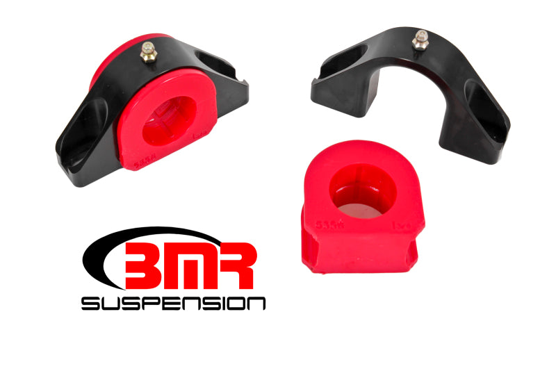 BMR Suspension BMR Universal 1.375in Billet Aluminum Sway Bar Mount Mount (Polyurethane) - Black