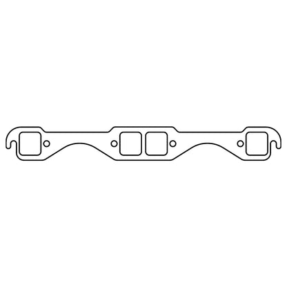 Cometic Gasket Cometic Chevy Gen1 Small Block V8 .043in Copper Exhaust Mani Gskt Set-1.550in x 1.450in Square Ports