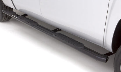 Lund 99-16 Ford F-250 Super Duty Crewcab 5in. Oval WTW Steel Nerf Bars - Black