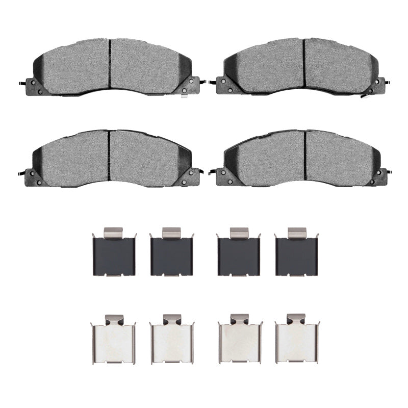 R1 Concepts R1 09-18 Dodge Ram 2500 Front Semi Met Pads & Hardware Kit