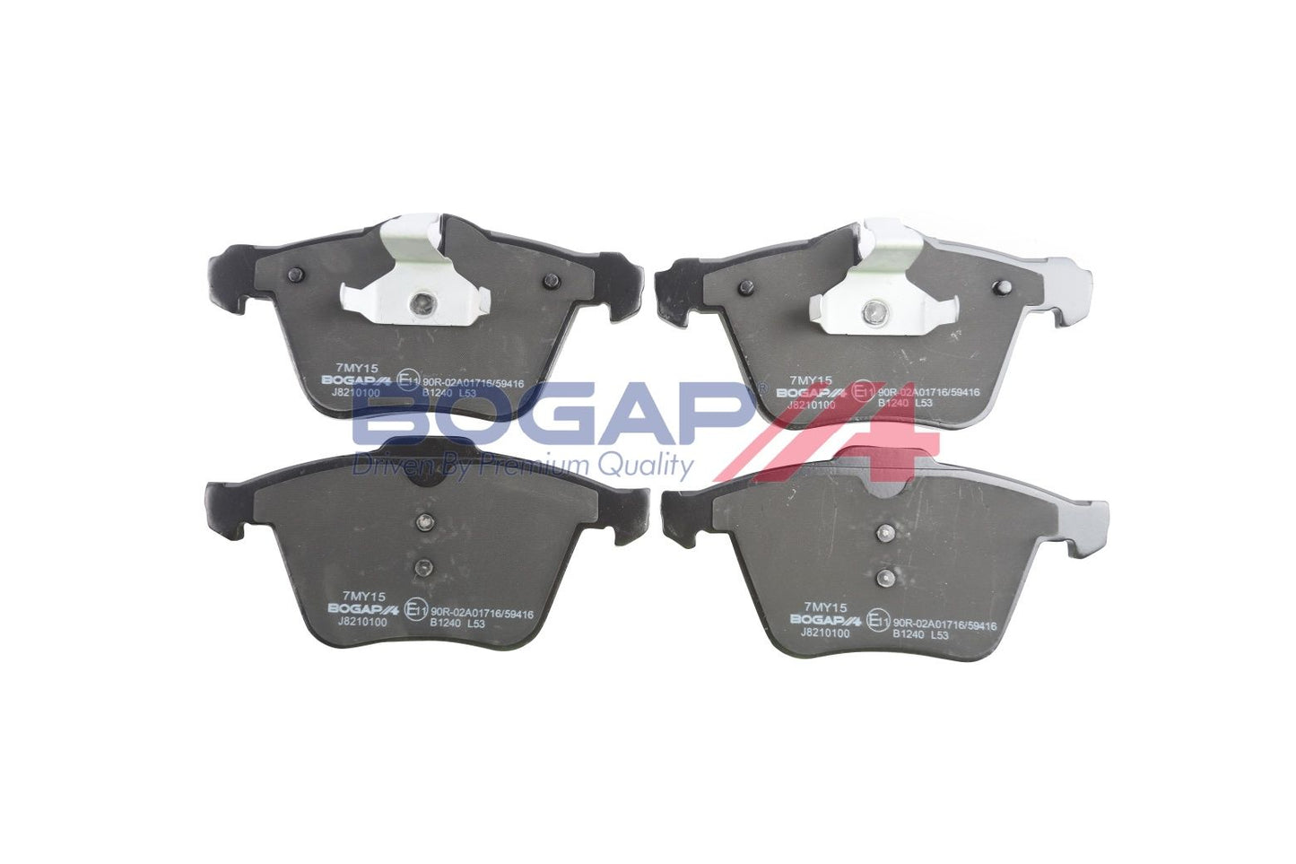 BOGAP J8210100 Brake Pad Set, Disc Brake