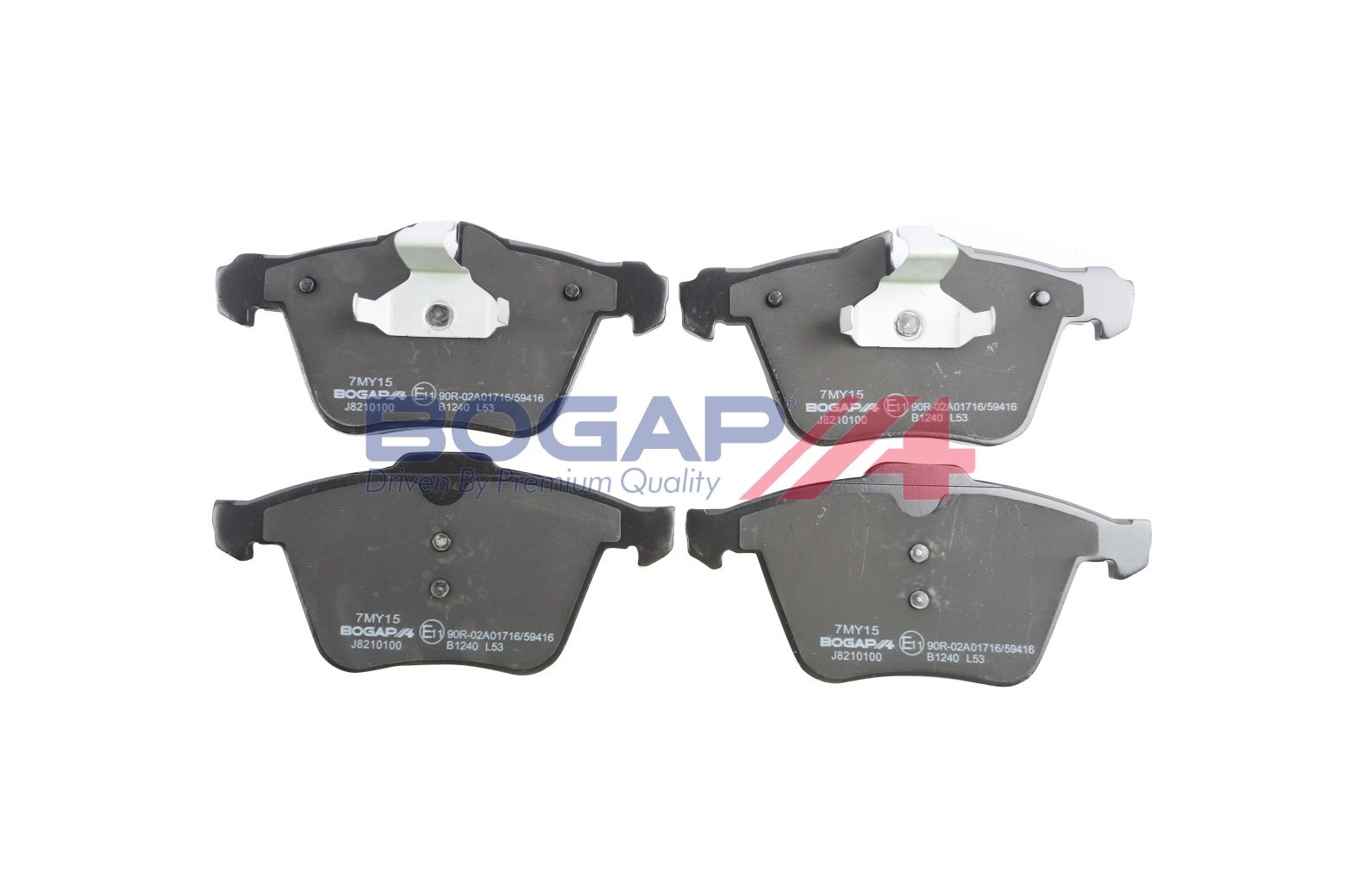 BOGAP J8210100 Brake Pad Set, Disc Brake