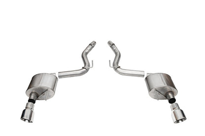 CORSA Performance Corsa 2024+ Ford Mustang Sport Axle-Back Dual Rear Exit with 4.5in Polished Pro-Series Tips