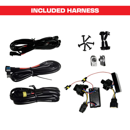 ANZO 19-24 RAM 1500 (New Body/OE Halogen) Full LED Proj Headlights DRL/SeqSig Black - Driver Side