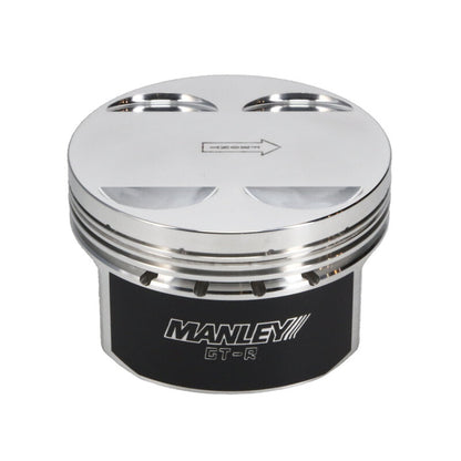 Manley Performance Manley Nissan GTR VR38DETT 99mm Bore 88.4mm Stroke -2cc Dish Turbo Tuff Piston Set w/ Rings