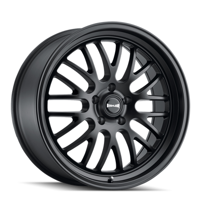 Ridler Wheels Ridler 607 18x8 / 5x120.65 BP / 0mm Offset / 83.82mm Hub Matte Black Wheel