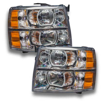 ORACLE Lighting Oracle 07-13 Chevrolet Silverado SMD HL - Square Style - ColorSHIFT w/ Simple Controller