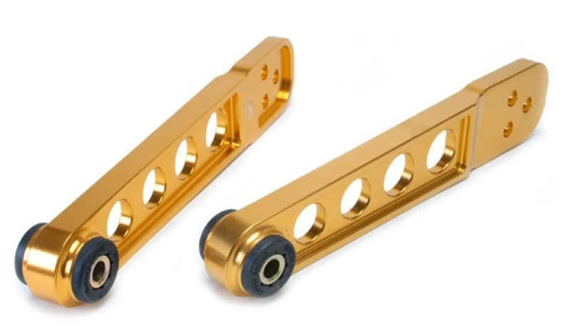 Skunk2 Racing Skunk2 01-05 Honda Civic Gold Anodized Rear Lower Control Arm (Includes Socket Tool)