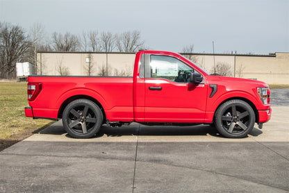 CORSA Performance Corsa 2021-2025 Ford F-150 Regular Cab/6.5in Bed 5.0L V8 Xtreme Cat-Back Front of Tire Exit-Black PV