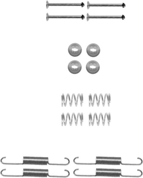 Mintex MBA880 Accessory Kit, parking brake shoes