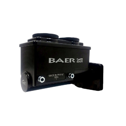 Baer Brakes Mopar 1in Bore Remaster 4-Bolt Left Port Master Cylinder Assembly - Black