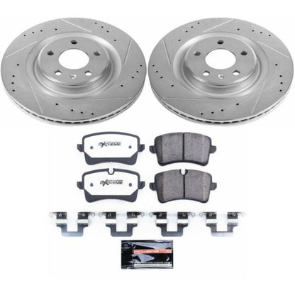 PowerStop Power Stop 14-18 Audi A6 Rear Z26 Street Warrior Brake Kit