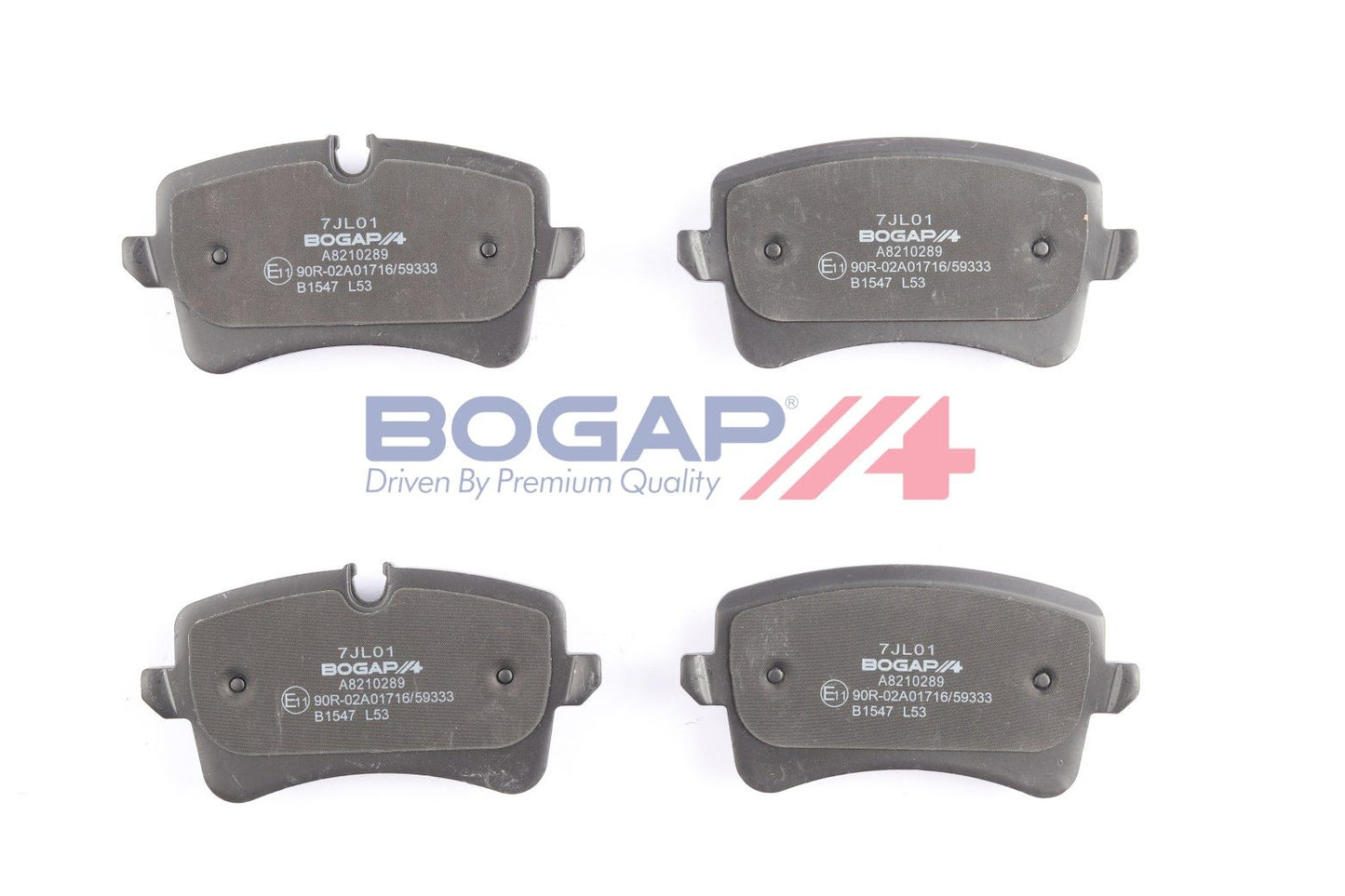 BOGAP A8210289 Brake Pad Set, Disc Brake