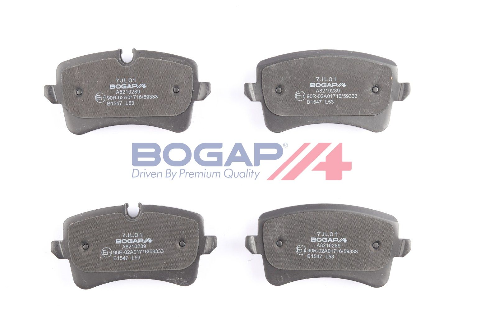 BOGAP A8210289 Brake Pad Set, Disc Brake