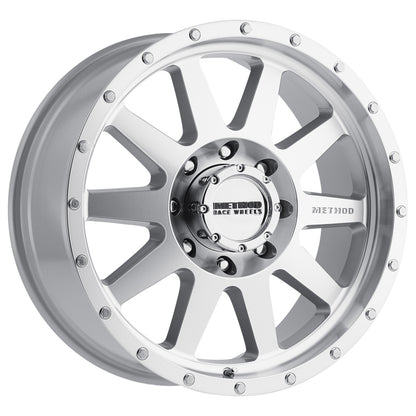 Method Wheels Method MR301 The Standard 20x9 +18mm Offset 8x170 130.81mm CB Machined/Clear Coat Wheel