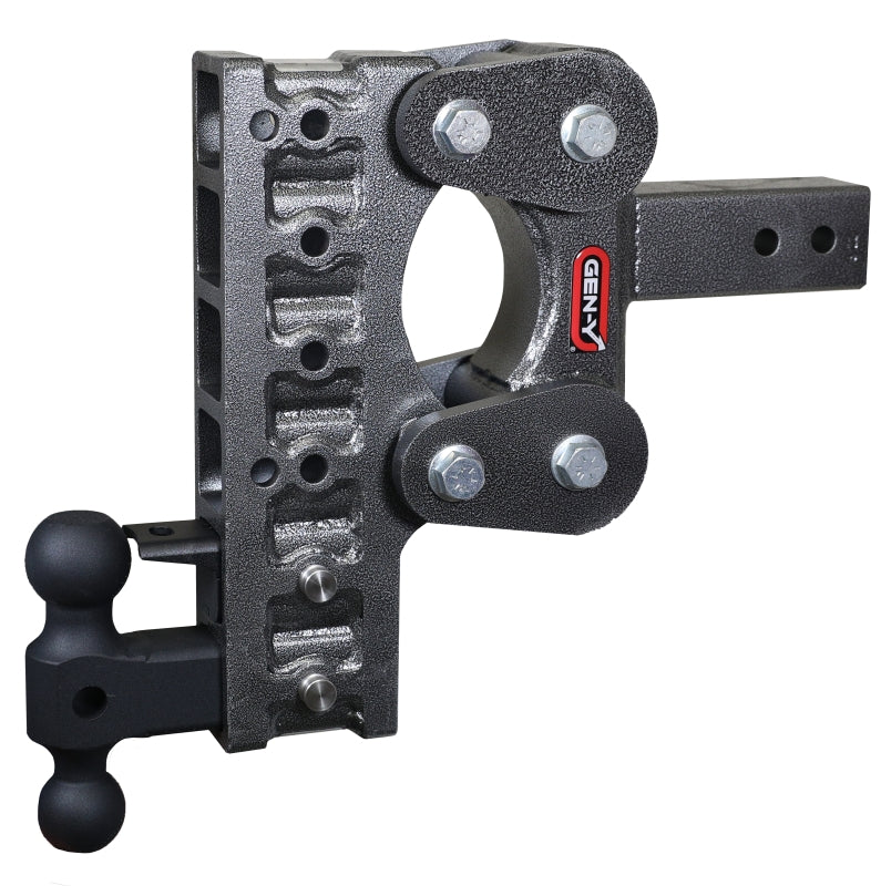 GEN-Y Hitch Gen-Y The Boss Torsion-Flex 2.5in Shank 10in Drop 10K Hitch w/GH-031 Dual-Ball/GH-032 Pintle Lock