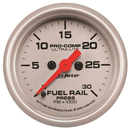 AutoMeter Gauge Rail Pressure (Ram 5.9L) 2-1/16in. 30Kpsi Digital Stepper Motor Ul