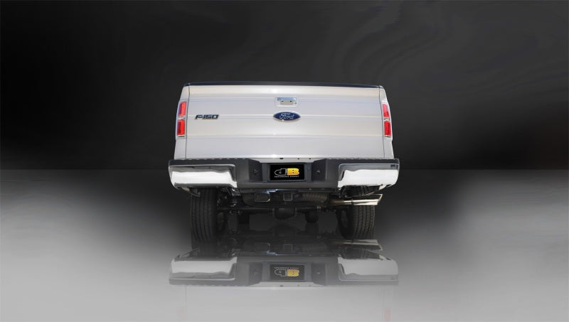 CORSA Performance Corsa 2011-2014 -13 Ford F-150 EcoBoost 3.5L V6 Polished Sport Cat-Back Exhaust