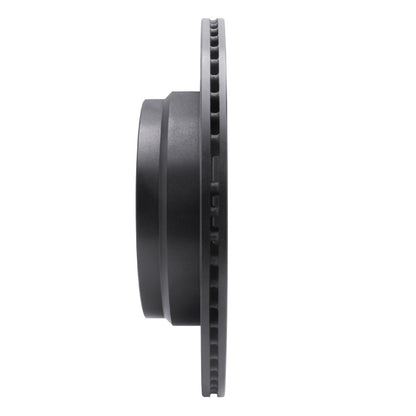 R1 Concepts R1 06-12 Land Rover Range Rover Rear Right Drilled & Slotted Black Brake Rotor
