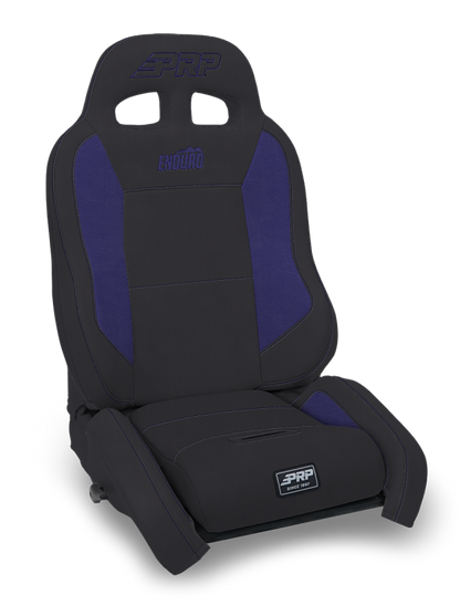 PRP Seats PRP EnduroCrawl Reclining Suspension Seat - Black/Purple Vinyl - Passenger