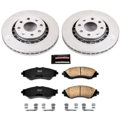 PowerStop Power Stop 04-11 Chevrolet Aveo Front Z17 Evolution Geomet Coated Brake Kit