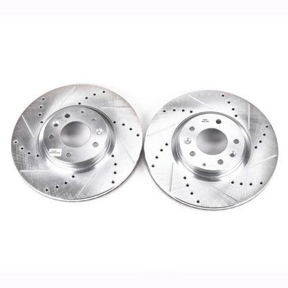 PowerStop Power Stop 06-07 Mazda 6 Front Evolution Drilled & Slotted Rotors - Pair