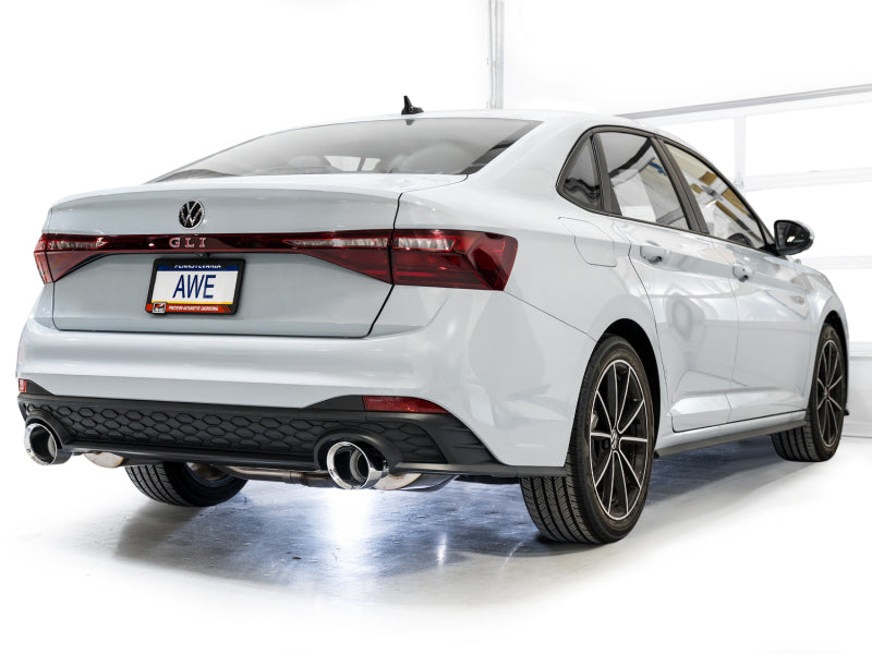 AWE Tuning 22-25 Volkswagen Jetta GLI Track Edition Exhaust - Chrome Silver Tips