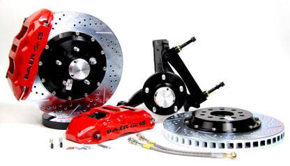 Baer Brakes 71-76 Buick LeSabre STD Studs 14in Extreme+ Front SDZ Brake Kit - Black
