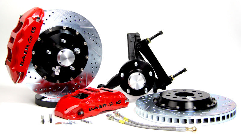 Baer Brakes 78-88 Buick Regal STD Studs 14in Extreme+ Front SDZ Brake Kit - Fire Red
