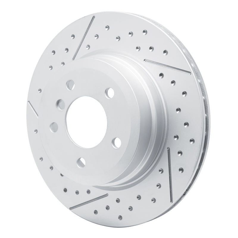 DFC 13-13 BMW 135IS Rear GeoSPEC Coated Rotor - Dimpled and Slotted