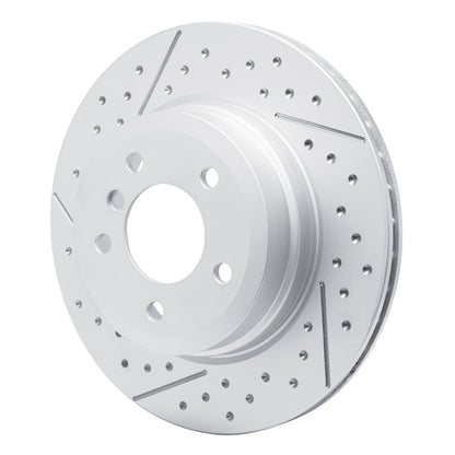 DFC 13-13 BMW 135IS Rear GeoSPEC Coated Rotor - Dimpled and Slotted