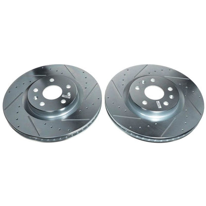PowerStop Power Stop 20-21 Chevrolet Corvette Front Evolution Drilled & Slotted Rotor - Pair