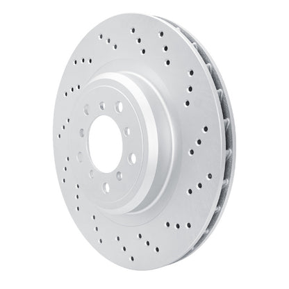 DFC 08-13 BMW M3 Right Front Drilled GeoSPEC Coated Rotor