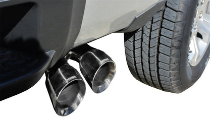 CORSA Performance Corsa 14-19 GMC Sierra/Chevy Silv 1500 Reg. Cab/Std. Bed 5.3L V8 Polished  Single Side CB Exhaust