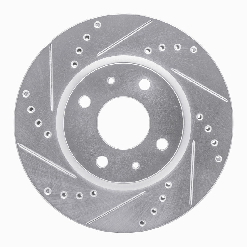 R1 Concepts R1 99-03 Renault SCENIC (Mexico) Rear Left Drilled & Slotted Silver Brake Rotor