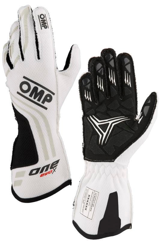 OMP ONE EVO-X MY24 GLOVES FIA 8856-2018 RED SZ M