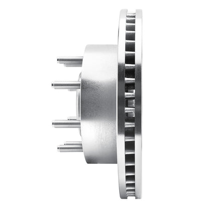 R1 Concepts R1 06-12 Ford F-250 2WD (Super Duty) Front Right Drilled & Slotted Silver Brake Rotor