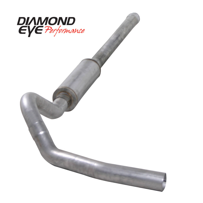 Diamond Eye Performance Diamond Eye KIT 4in Catback Single MFLR RPLCMENT PIPE AL CHEVY/GMC 6.6L 2500/3500 2006-2007.5
