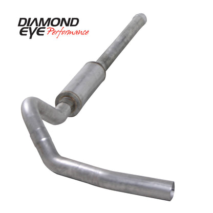 Diamond Eye Performance Diamond Eye KIT 4in Catback Single MFLR RPLCMENT PIPE AL CHEVY/GMC 6.6L 2500/3500 2006-2007.5