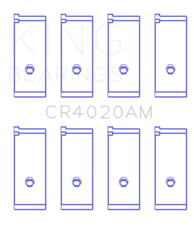 King Engine Bearings Suzuki G-13 (Size +1.0mm) Connecting Rod Bearing Set
