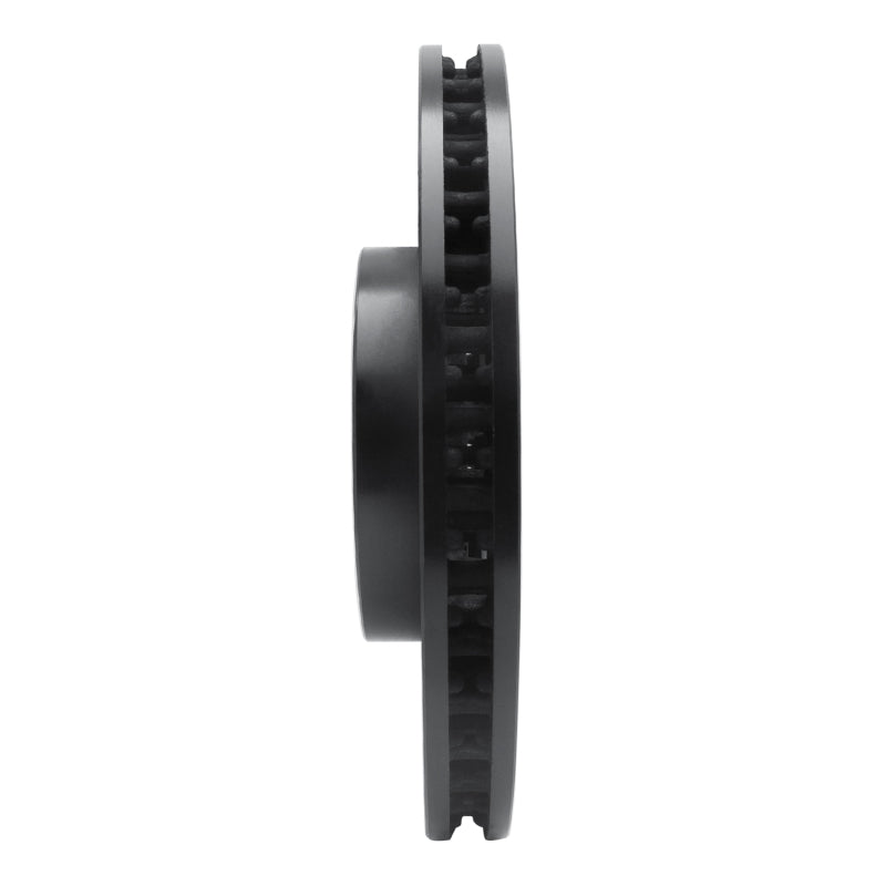 R1 Concepts R1 18-20 Land Rover Range Rover Sport Front Right Drilled & Slotted Black Brake Rotor