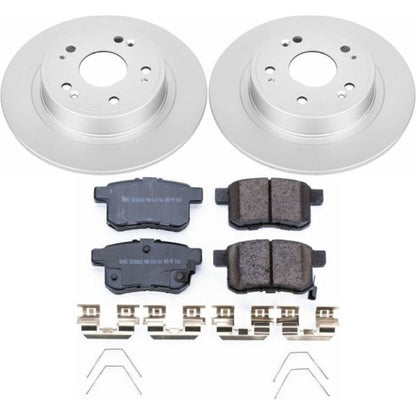 PowerStop Power Stop 11-14 Acura TSX Rear Z17 Evolution Geomet Coated Brake Kit