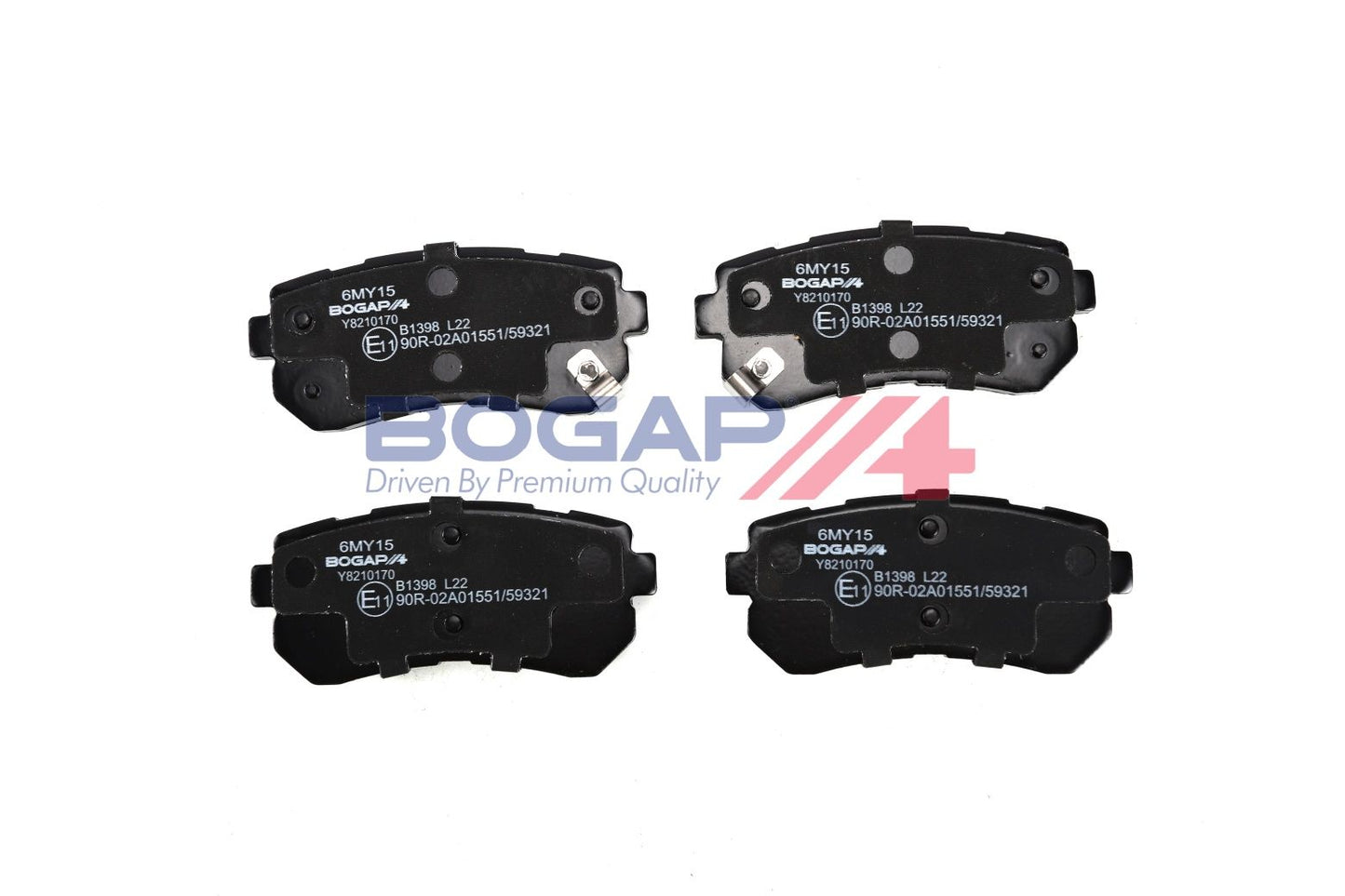 BOGAP Y8210170 Brake Pad Set, Disc Brake