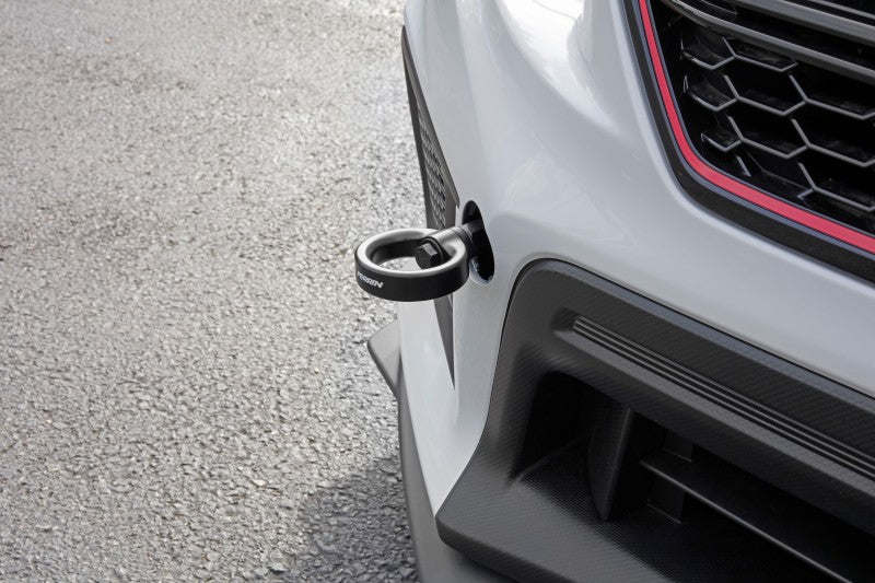 Perrin Performance PERRIN 18-21 Subaru WRX & STI / 13-25 BRZ / 17-20 Toyota 86 Tow Hook Kit (Front) - Flat Black