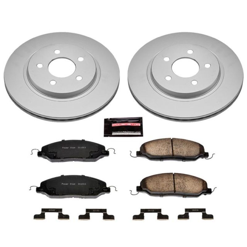 PowerStop Power Stop 05-11 Ford Mustang Rear Z17 Evolution Geomet Coated Brake Kit