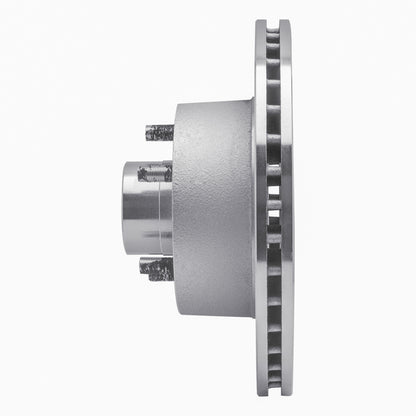 R1 Concepts R1 1973-1989 Chrysler CORDOBA Front Right Drilled & Slotted Silver Brake Rotor