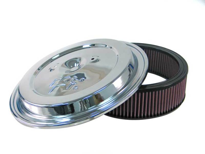 K&N Engineering K&N Replacement Air Filter w/ Chrome Top - W/E-1500 K&N Logo