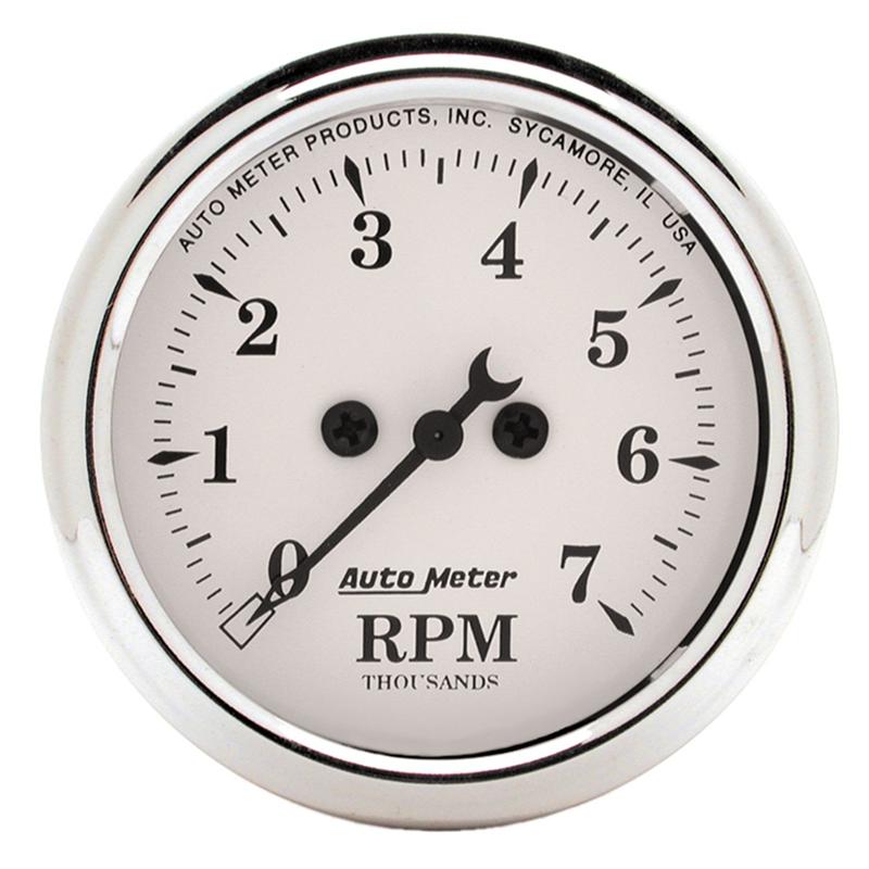 AutoMeter Gauge Oil Press 2-1/16in. 100PSI Mech Old Tyme White