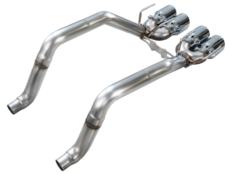 AWE Tuning 05-07 C6 Chevrolet Corvette 6.0L Track Edition Axle-Back Exhaust w/ Chrome Silver Tips