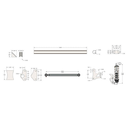 QA1 Pro Parallel 4-Link System- (Rear)